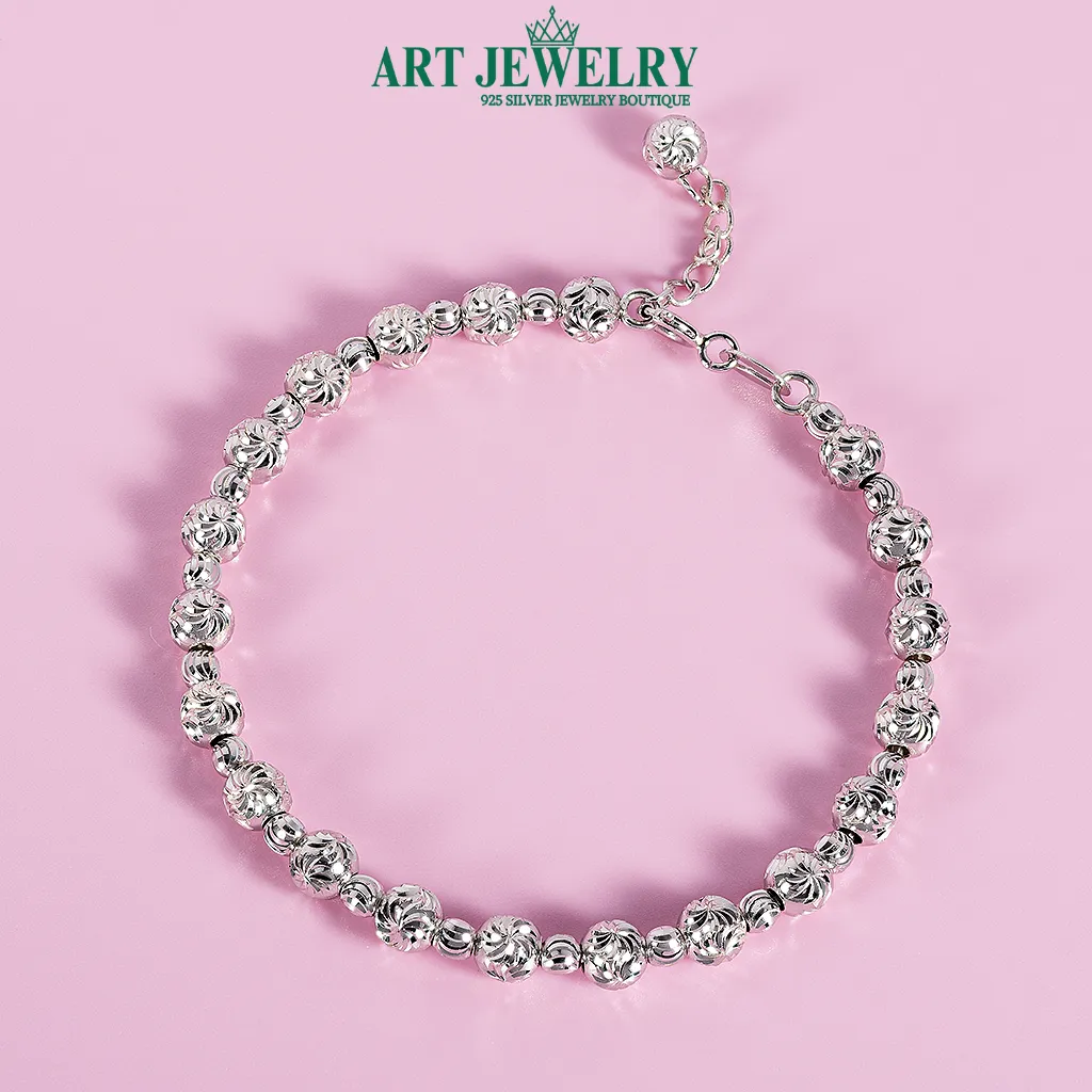 Vòng bi khắc chong chóng bạc 925 Italy